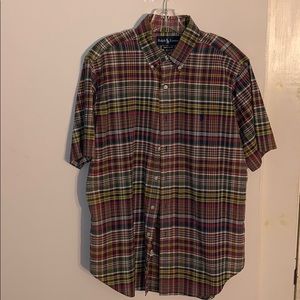 Ralph Lauren Classic Fit Short Sleeve Button Up M